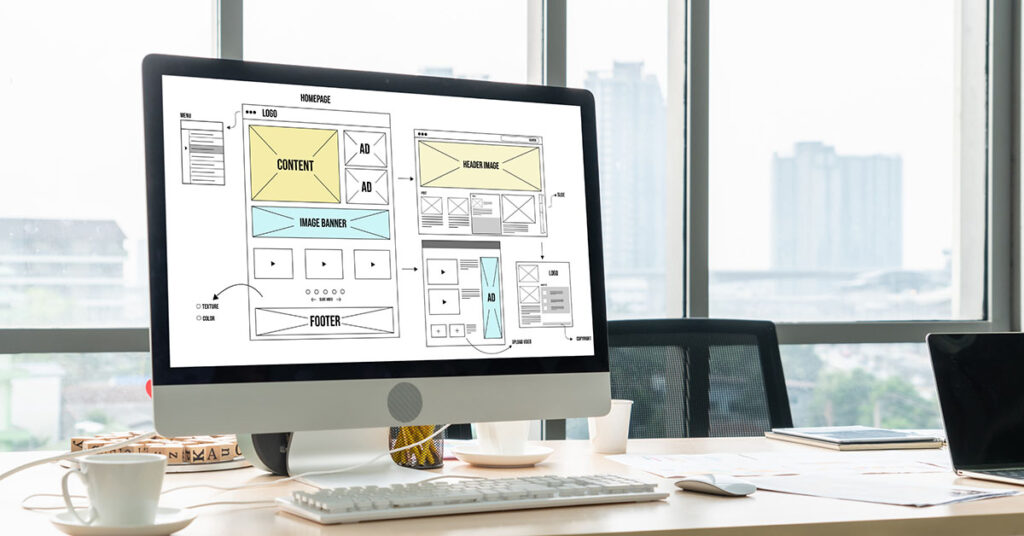 Izdelava spletne strani za računovodski servis - elementi
