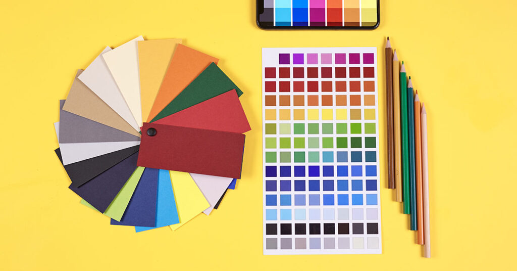 Psihologija barv pri spletnem oblikovanju - barvna paleta